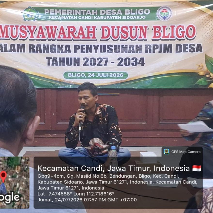 MUSYAWARAH DUSUN (MUSDUS) DESA BLIGO DALAM PENYUSUNAN RPJMDesa DESA BLIGO TA. 2027 -  2034